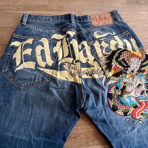 Ed Hardy - Screaming Eagle, 100% Authentic Vintage Men's Jeans
